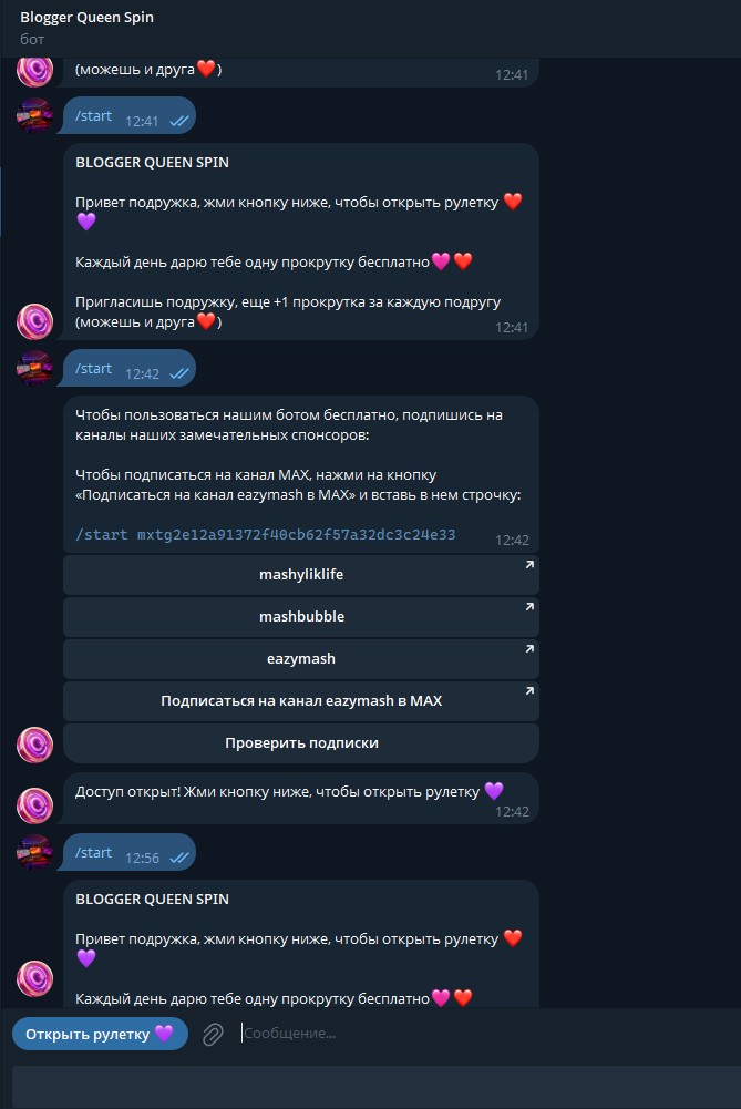 Кейс: Blogger Queen Spin